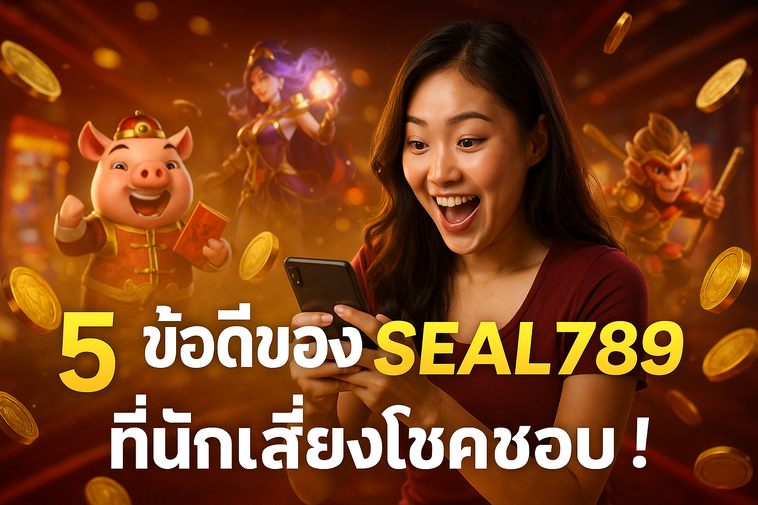 5 ข้อดีของ SEAL789 ที่นักเสี่ยงโชคชอบ!
