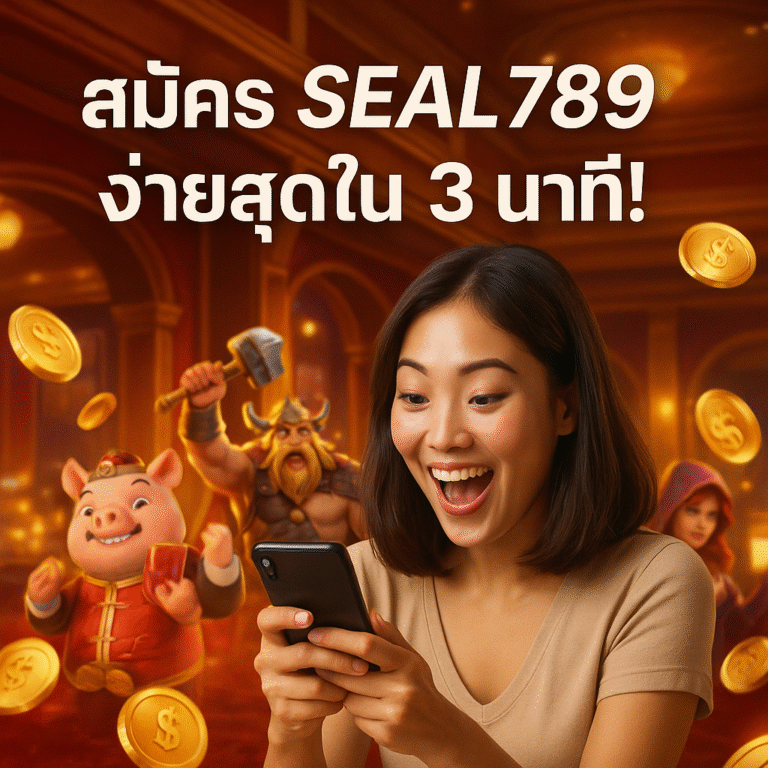 สมัครเว็บตรงสล็อต SEAL789 ง่ายสุดใน 3 นาที!