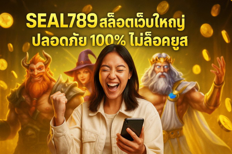 SEAL789 สล็อตเว็บใหญ่ ปลอดภัย 100% ไม่ล็อคยูส